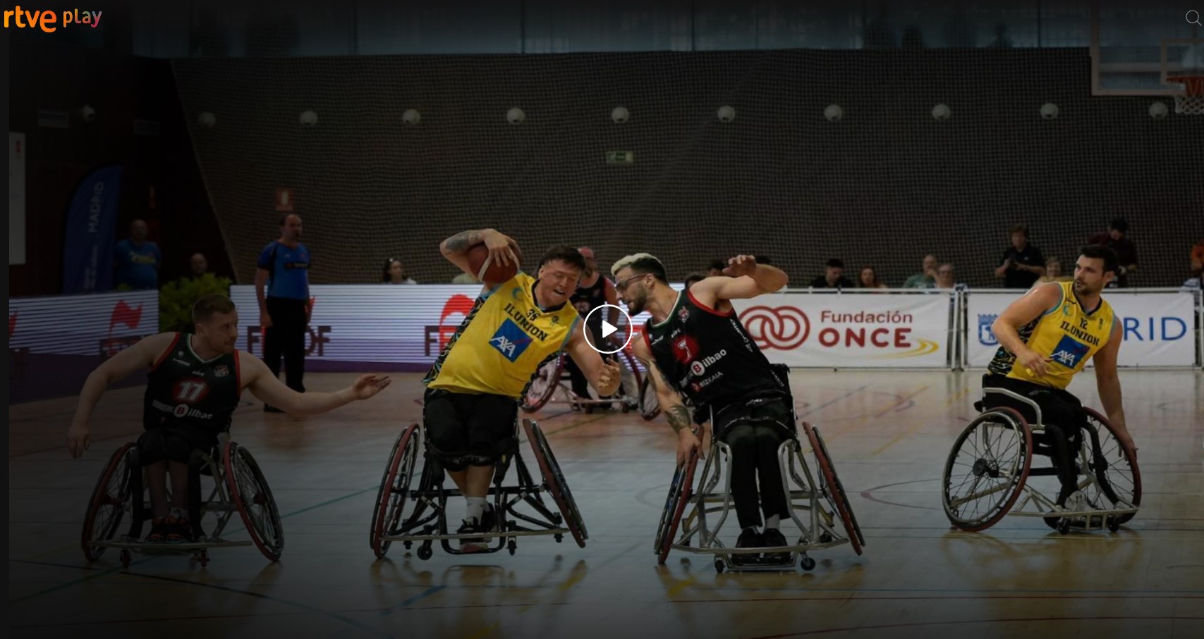 Baloncesto silla de ruedas: Bilbao - Ilunion, directo Sigue en directo el partido de baloncesto en silla de ruedas entre el Bidadeak Bilbao y CD Ilunion de la Supercopa. El deporte, en RTVE Play
