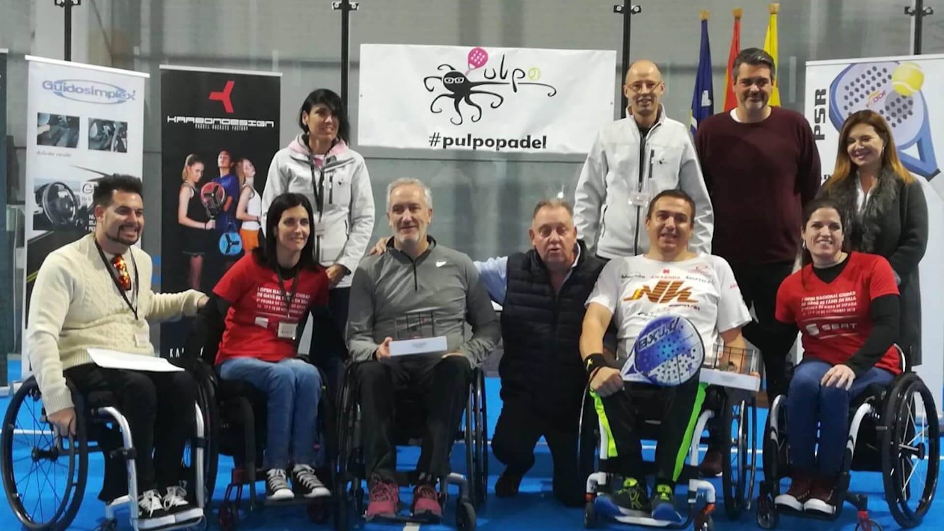 Nueva victoria del navarro Edorta de Anta y el valenciano Christopher Triviño en la quinta prueba de la copa de España de pádel en silla