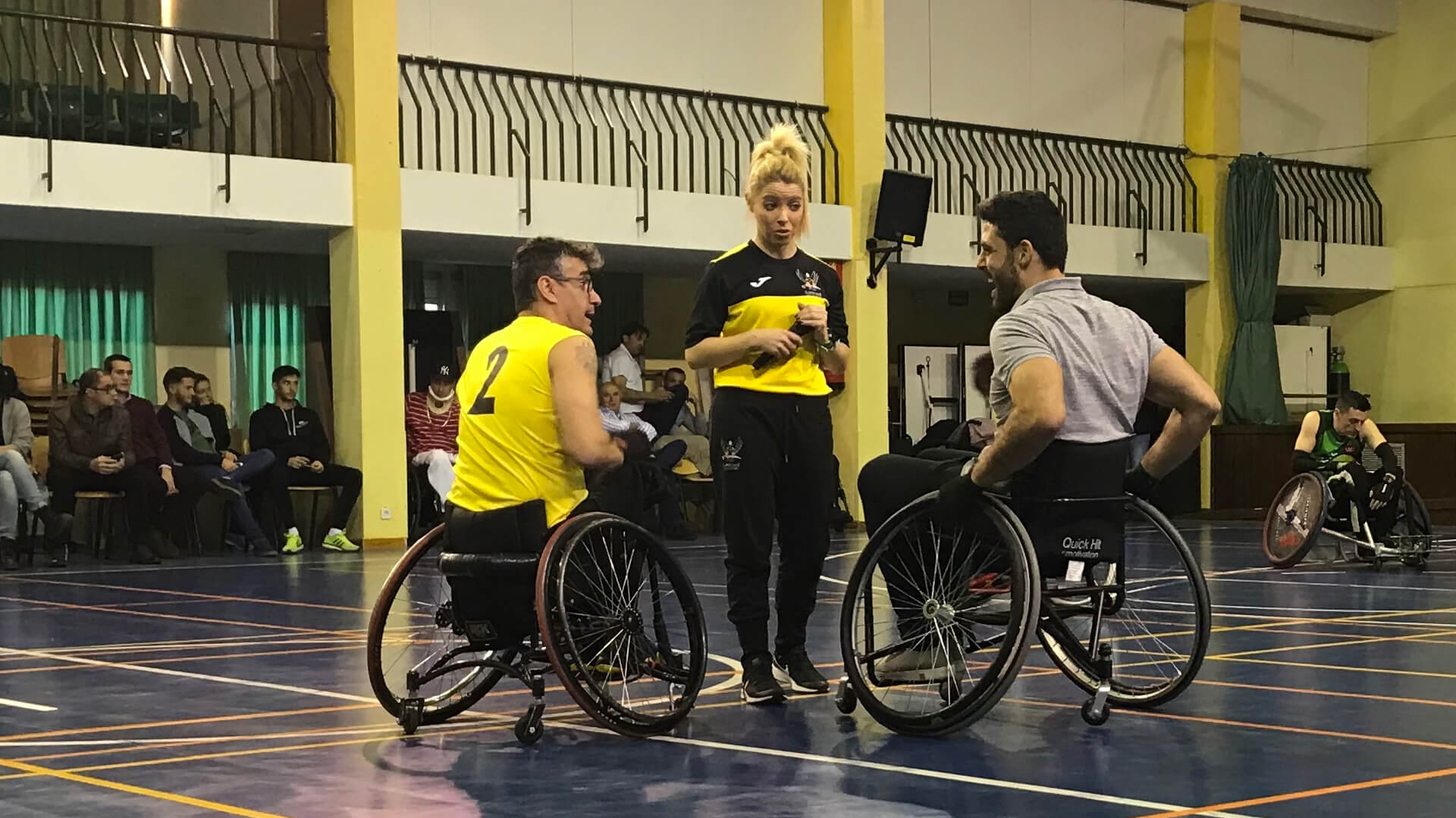 Jaime Nava visita el Hospital Nacional de Parapléjicos de Toledo