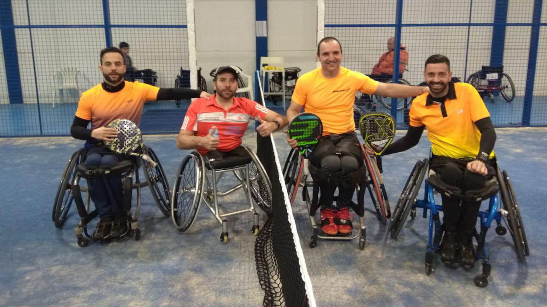 Edorta de Anta y Christopher Triviño, campeones del I Open Nacional de Pádel en Silla en Campo de Criptana.