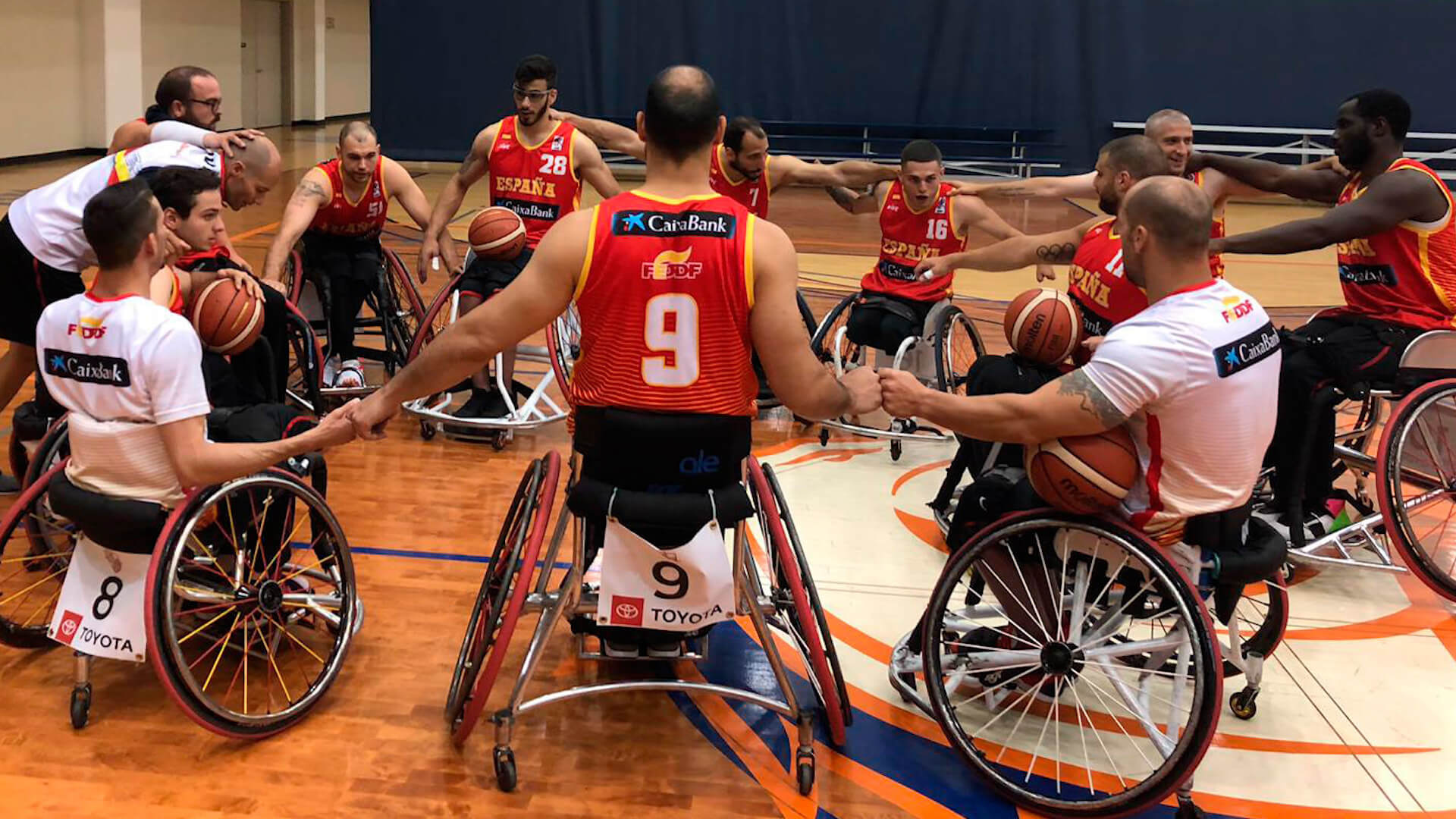La selección masculina de baloncesto en silla de ruedas se exprime en Texas con seis partidos frente a EEUU y Japón