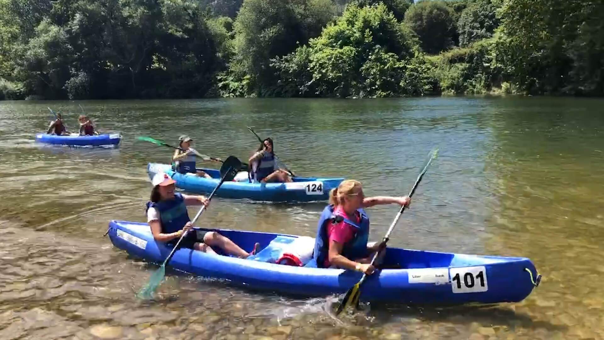 Los palistas gallegos dominan el Sella Adaptado 2019