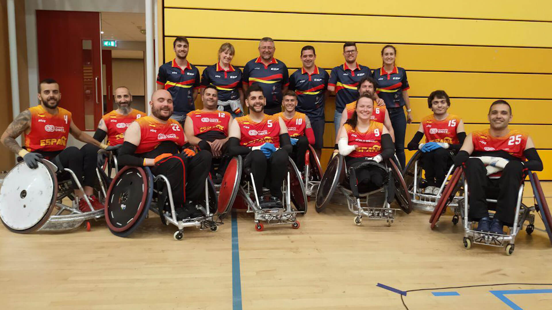 La Selección Española de Rugby en Silla de Ruedas consigue un meritorio tercer puesto en su primera cita internacional.