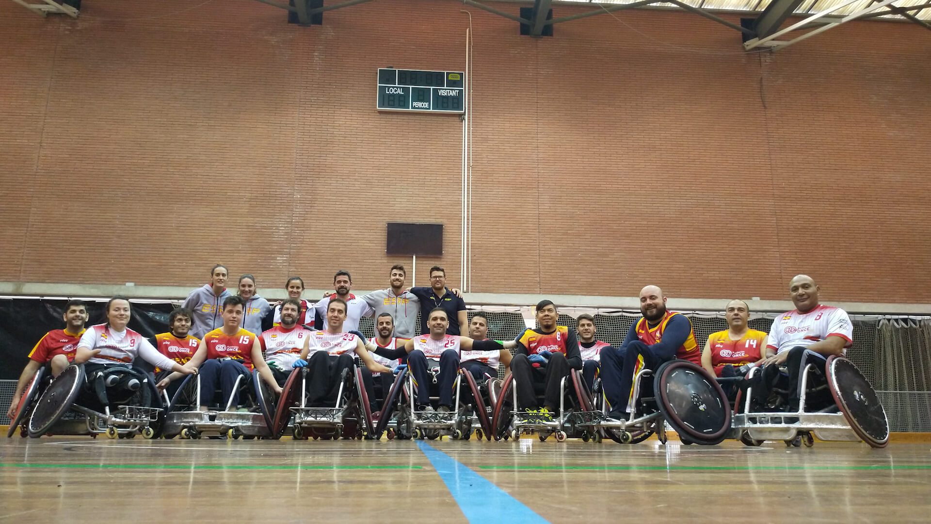 Concentración de la Selección de Rugby en Silla de Ruedas