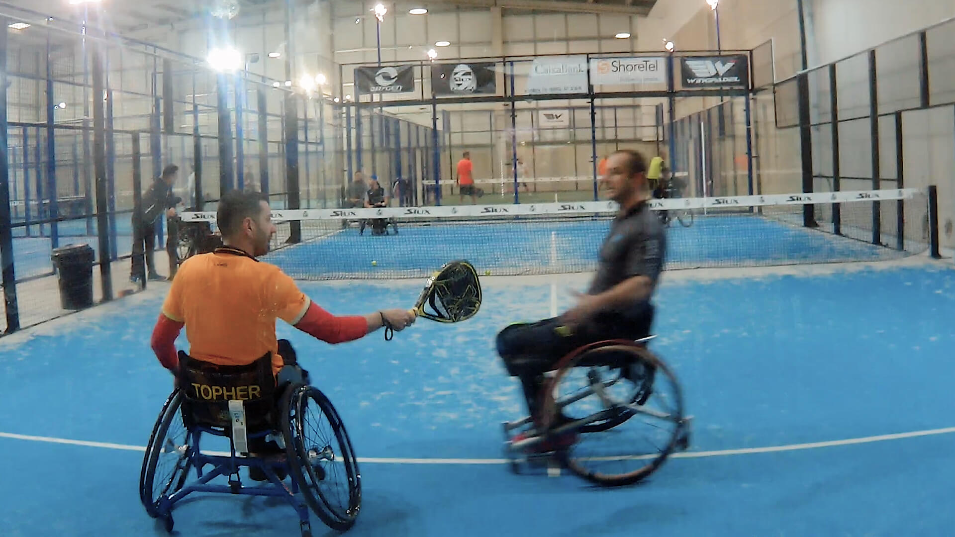 Edorta De Anta y Christopher Triviño, campeones en la sexta prueba de la copa de España de pádel en silla