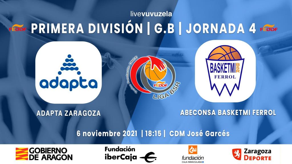 ADAPTA ZARAGOZA vs ABECONSA BASKETMI FERROL